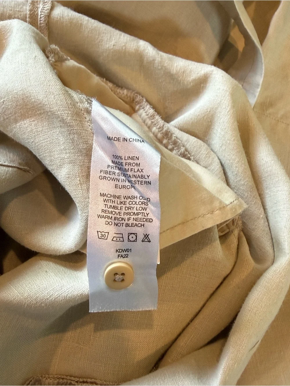 Quince measurements… inseam